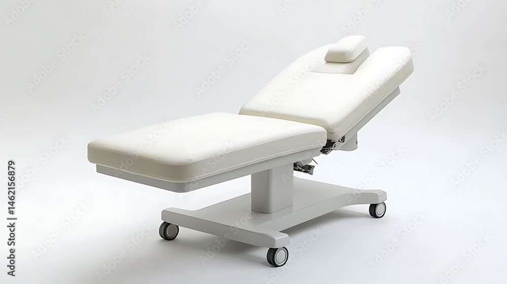 White Medical Spa Treatment Table. White Medical Spa Treatment Table.