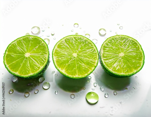 lime and water