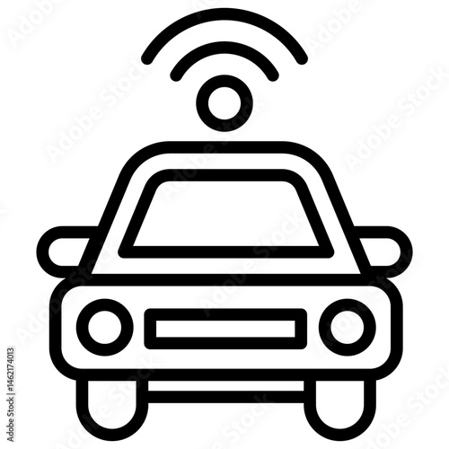 Autonomous Vehicle Icon