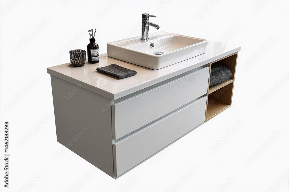 Modern bathroom vanity with sink and storage for stylish home decor Modern bathroom vanity with sink and storage for stylish home decor