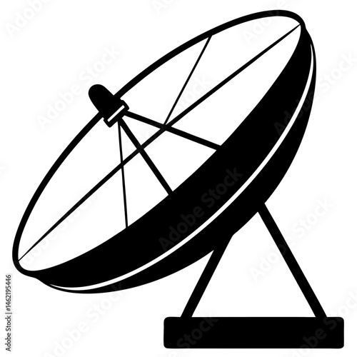 satellite dish on a white background