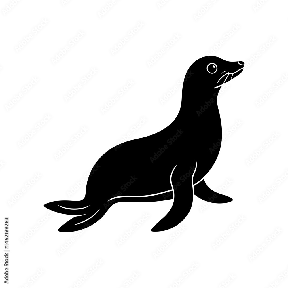 seal-vector-silhouette