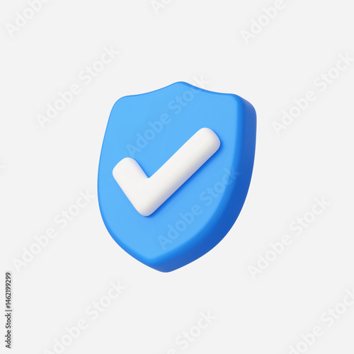 3d Realistic security protection vector illustration