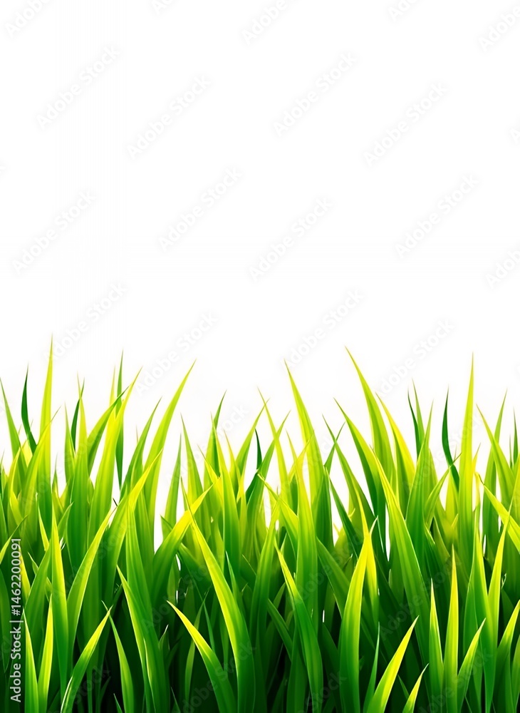 Fototapeta premium Nature's Serenity: Vibrant Green Field