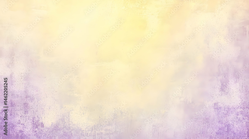 Obraz premium Pastel Purple And Yellow Background With Soft Texture