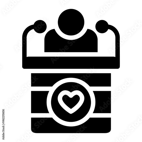 speech glyph icon