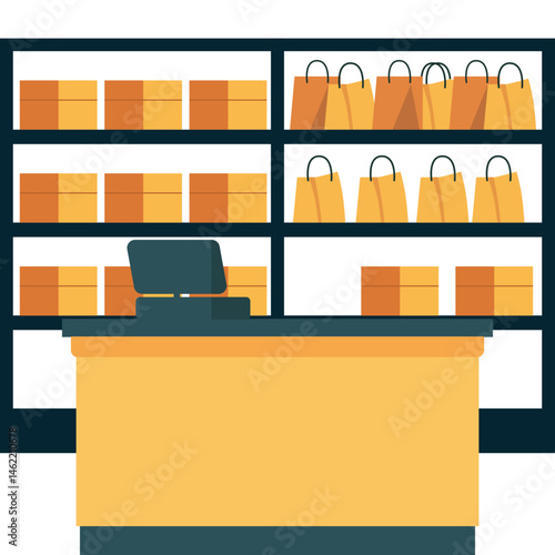 vector illustration of a set of different clothes