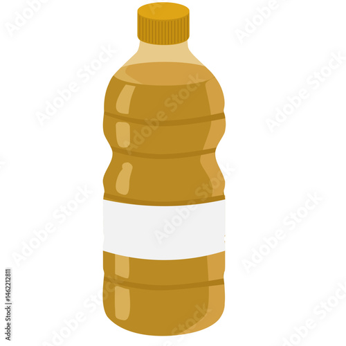 a bottle of pam oil illustration