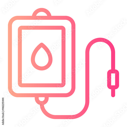blood donation gradient icon