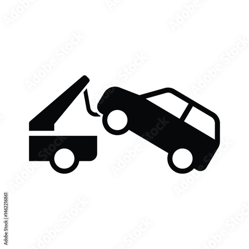 Tow Vehicle Car Assistance Icon