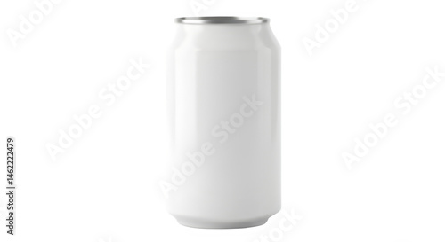 Obraz na płótnie Blank white aluminum can. Perfect for your design! w salonie