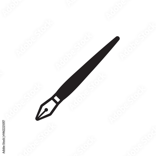 シンプルでかわいいペンのアイコン