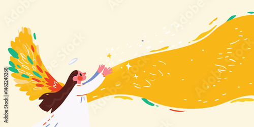 A vibrant illustration of a...