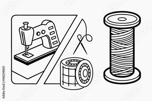 sewing machine and needle