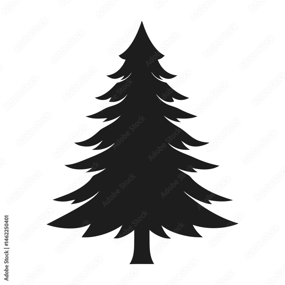 christmas tree vector illustration christmas tree vector illustration