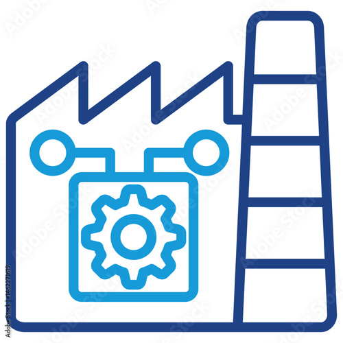 Smart Factory Icon