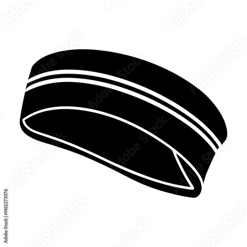 Sports Headband silhouette vector