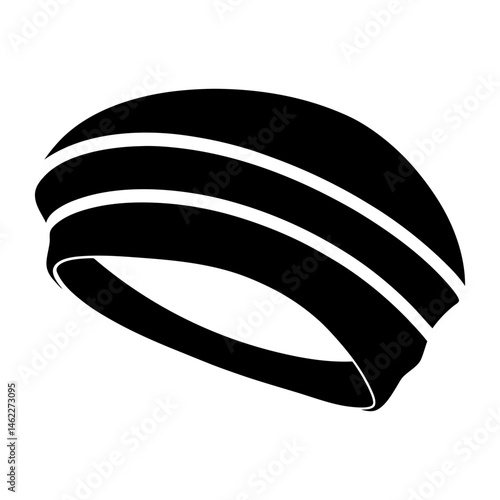 Sports Headband silhouette vector