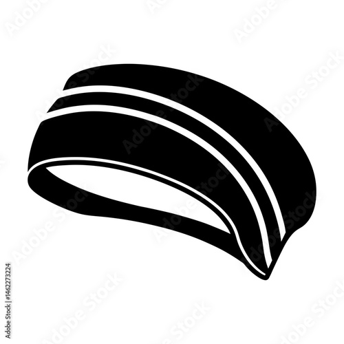 Sports Headband silhouette vector