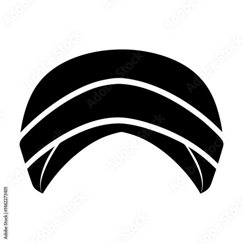 Sports Headband silhouette vector