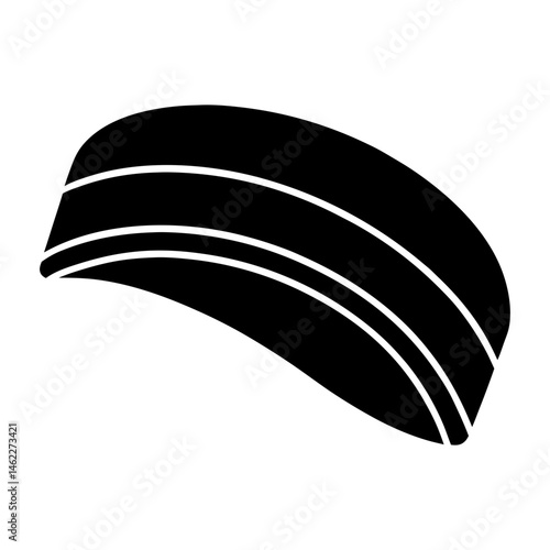 Sports Headband silhouette vector