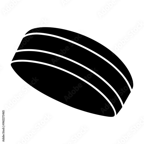 Sports Headband silhouette vector