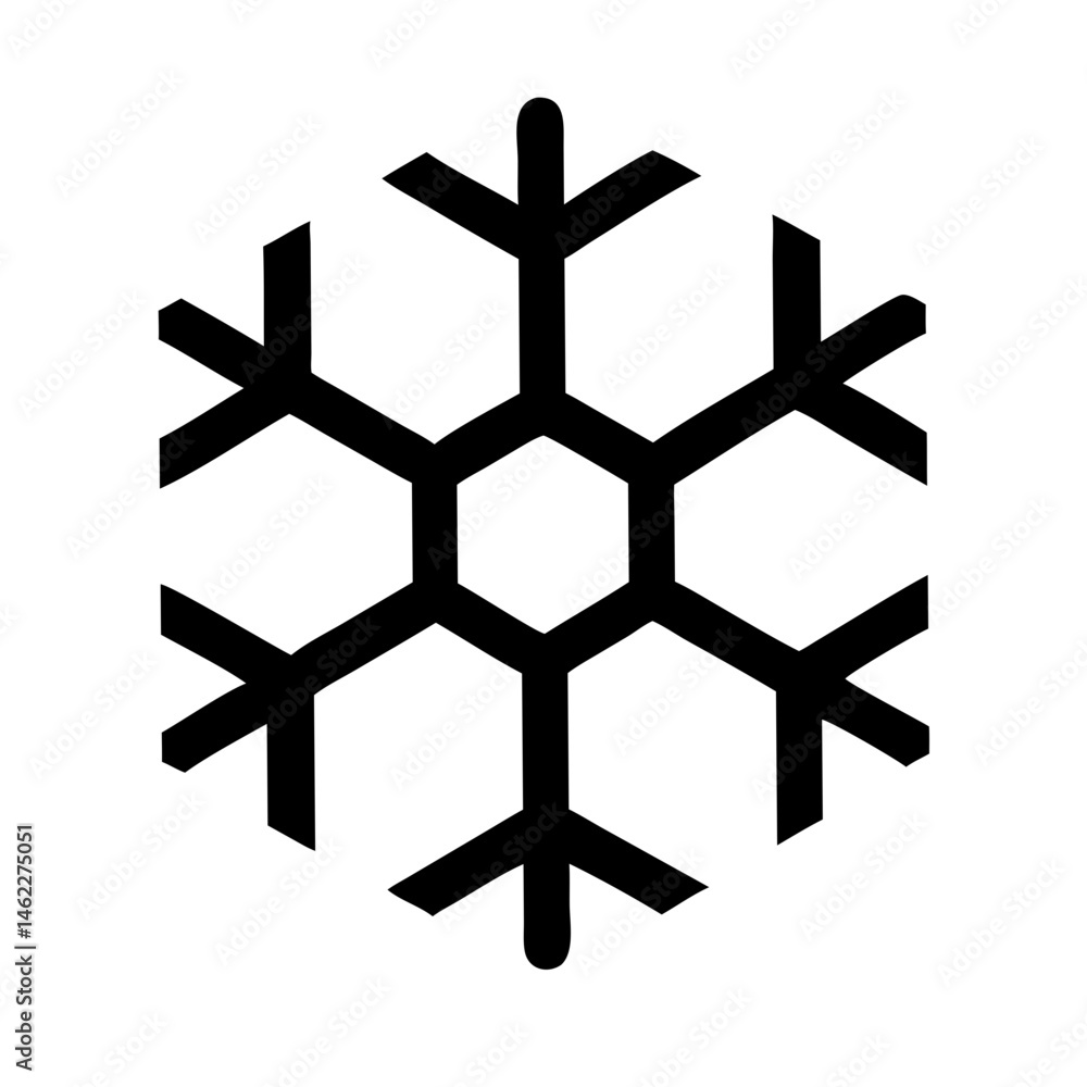 snowflake on white background snowflake on white background