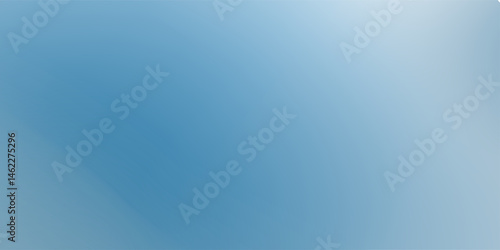 Panoramic abstract blue background for product presentation with sunlight and blurred nice art good