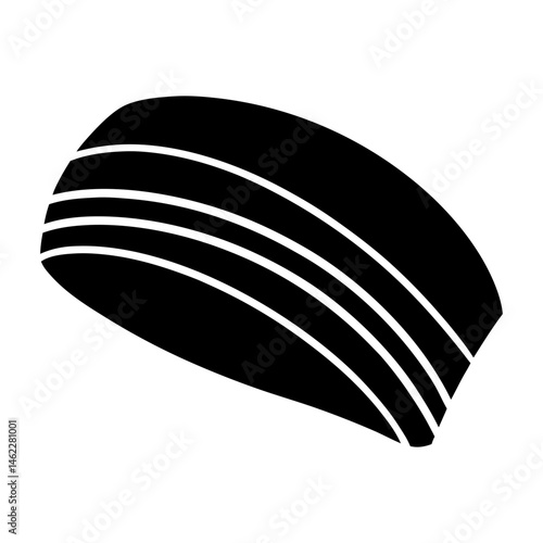 Sports Headband silhouette vector