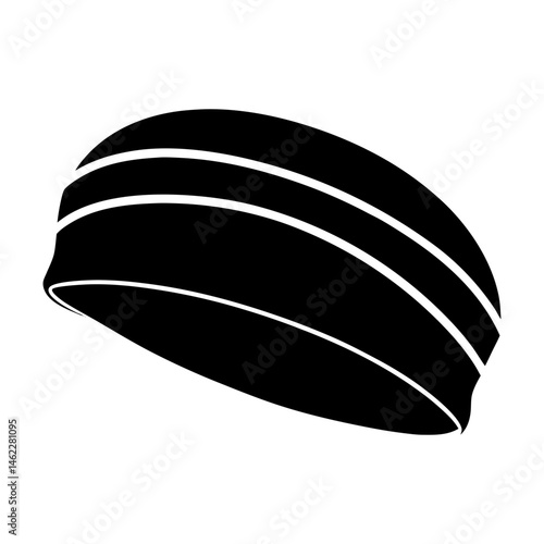 Sports Headband silhouette vector