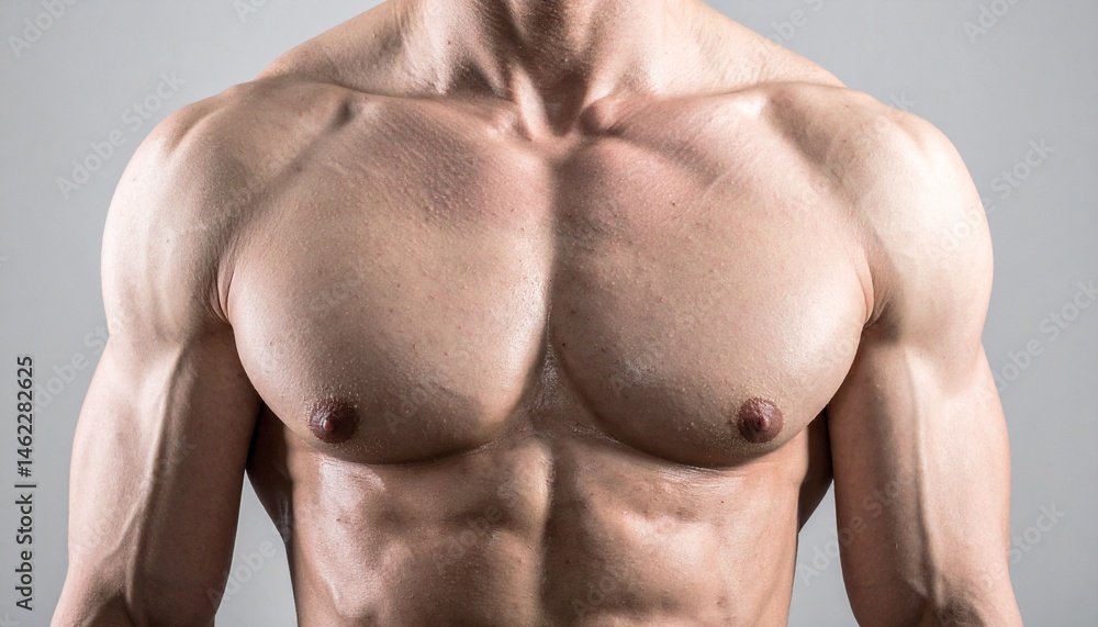 Fototapeta premium muscular male torso