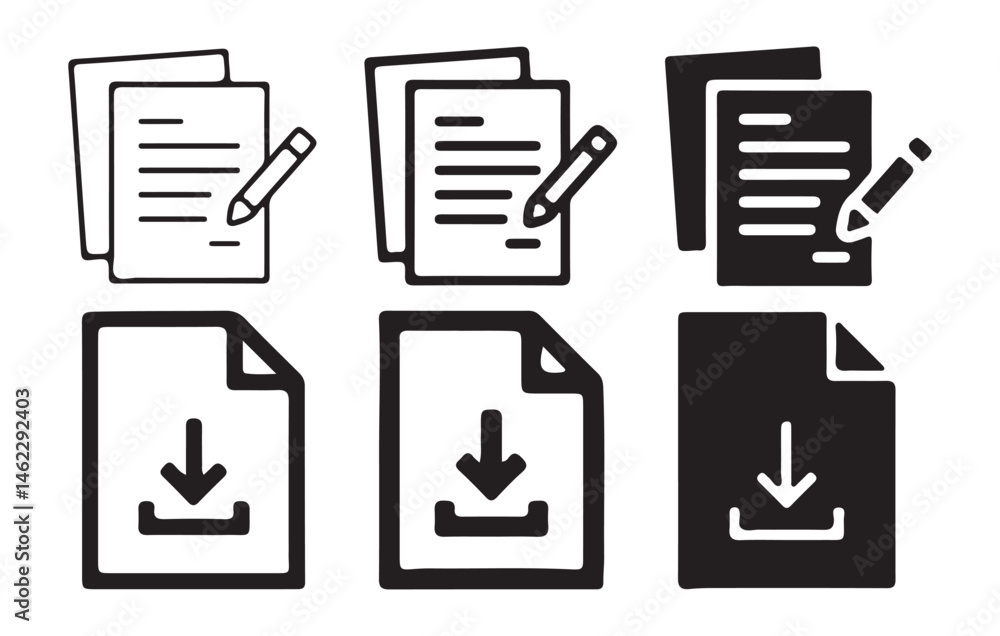 Document icon vector for web and mobile app. Paper sign and symbol. File Icon. Vector Illustration eps 10 Document icon vector for web and mobile app. Paper sign and symbol. File Icon. Vector Illustration eps 10