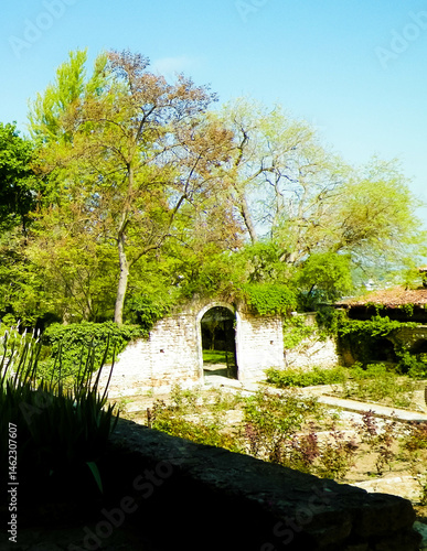 Obraz na płótnie Balchik Palace gardens, Bulgaria. w salonie