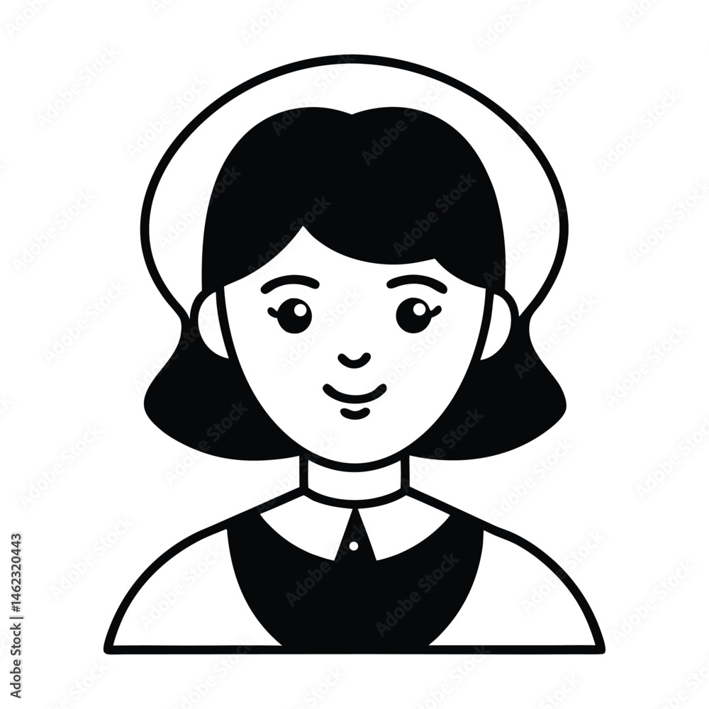 Girl Icon Vector Illustration ? Cartoon, Clipart and Line Art Design 1.eps Girl Icon Vector Illustration ? Cartoon, Clipart and Line Art Design 1.eps