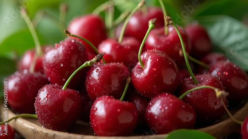The red ripe cherries of 2025