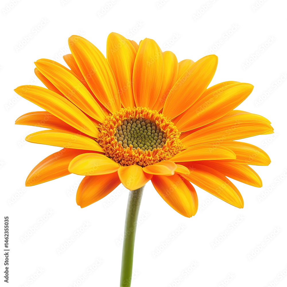 Obraz premium Vibrant Orange Flower Closeup