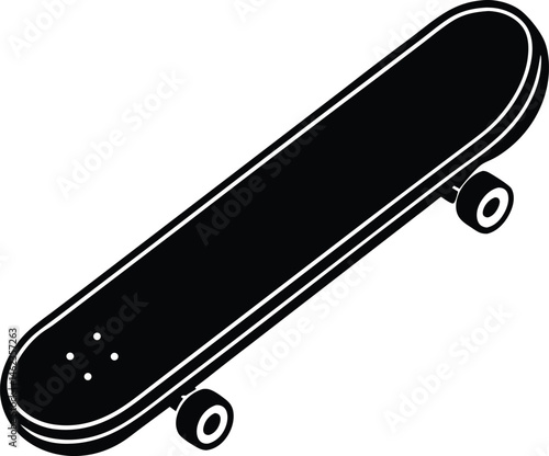 skateboard isolated on white background Skateboard design art