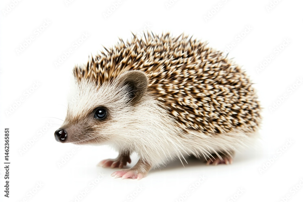 a hedgehog isolated on a white background, ultra-realistic, real photo a hedgehog isolated on a white background, ultra-realistic, real photo