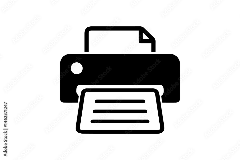 Printer icon. printing document vector icon Printer icon. printing document vector icon