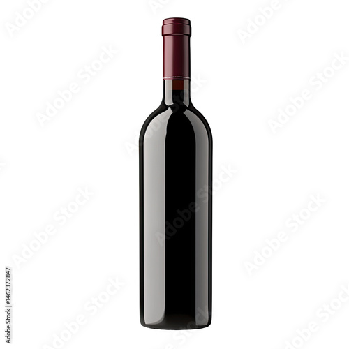 Wallpaper Mural Wine bottle, dark red Torontodigital.ca