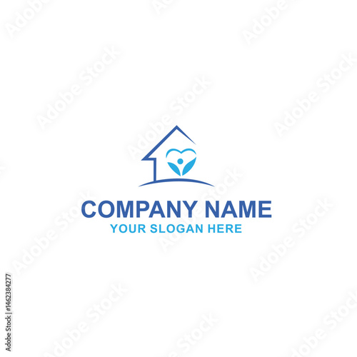 home care logo vector 