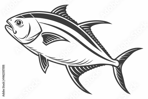 flatfish sihouette black vector