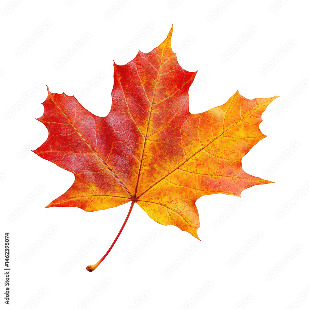 Obraz premium Vibrant Autumn Leaf (2)