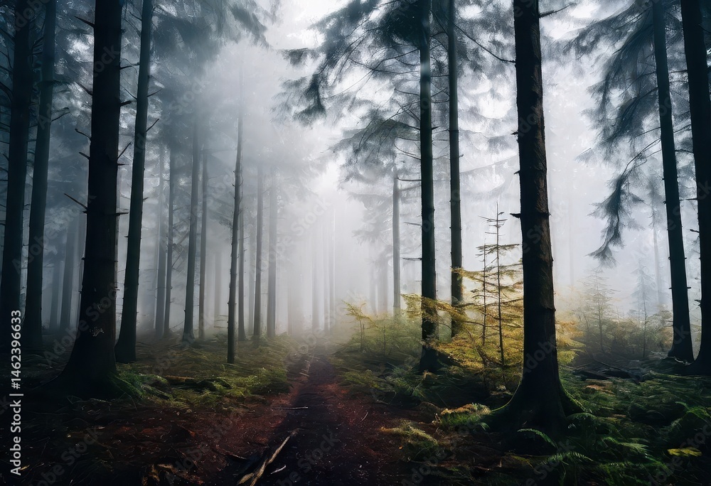 Fototapeta premium Mystical Forest Path