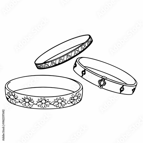 A vector of bangles