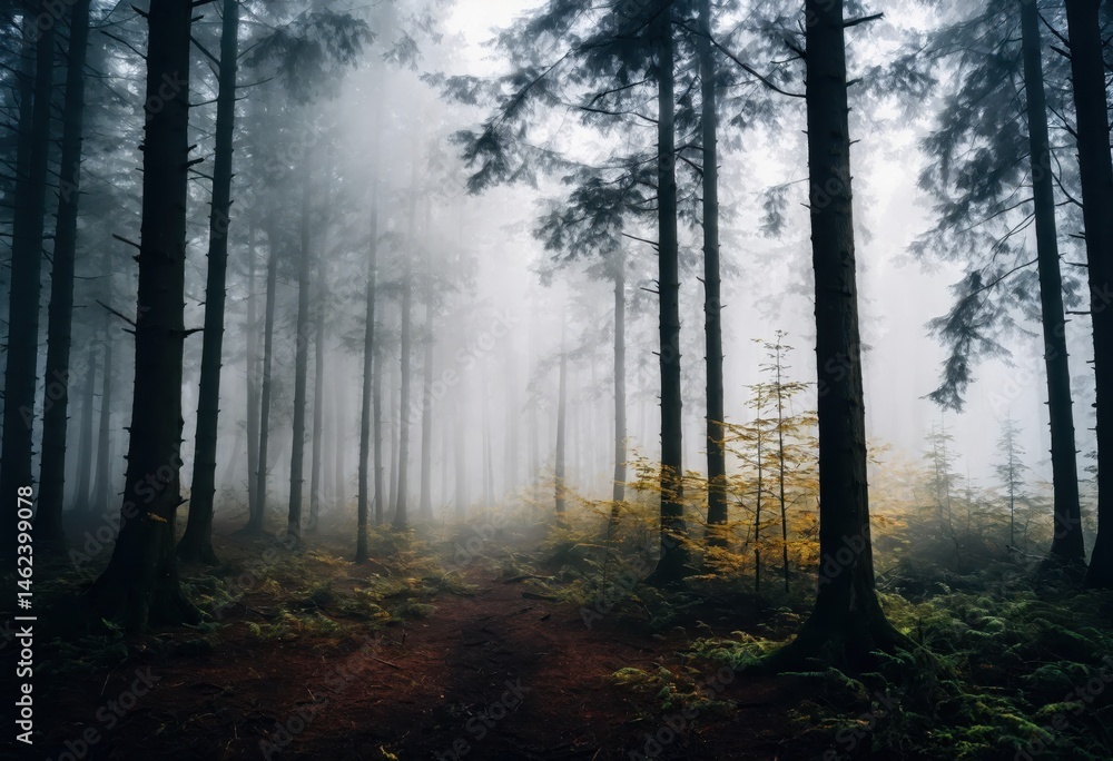 Obraz premium Mysterious Forest Path