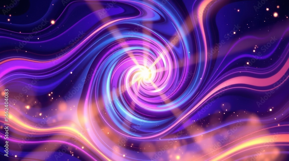 Vibrant swirling vortex of cosmic energy, with streaks of glowing pastel colors and glittering particles Vibrant swirling vortex of cosmic energy, with streaks of glowing pastel colors and glittering particles