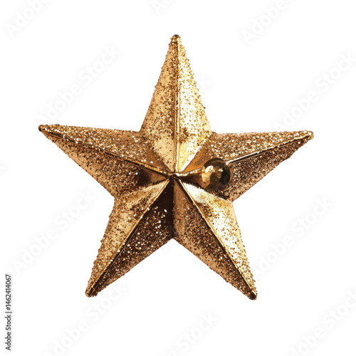 Gold star ornament
