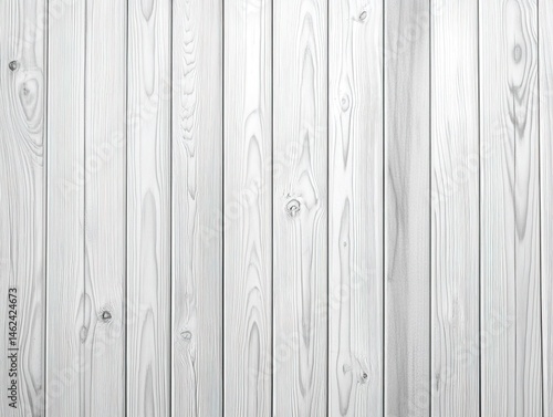 White Wooden Wall Texture Background