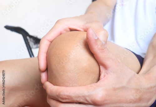 young woman getting massage